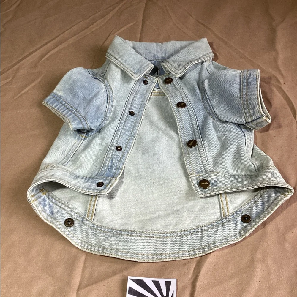 Reddy Denim Dog Jacket Light Wash Medium